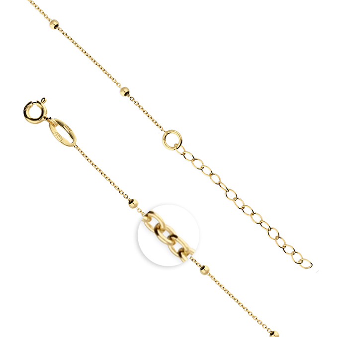 Gold Plated Satellite Bead Chain
