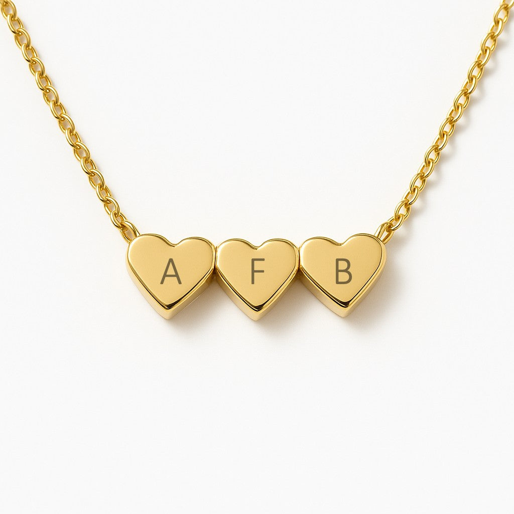 Heart Initial Necklace