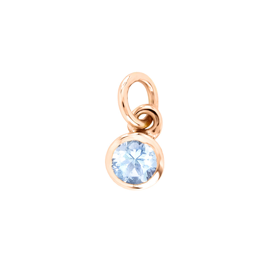 9ct Gold Birthstone - March (Aquamarine)