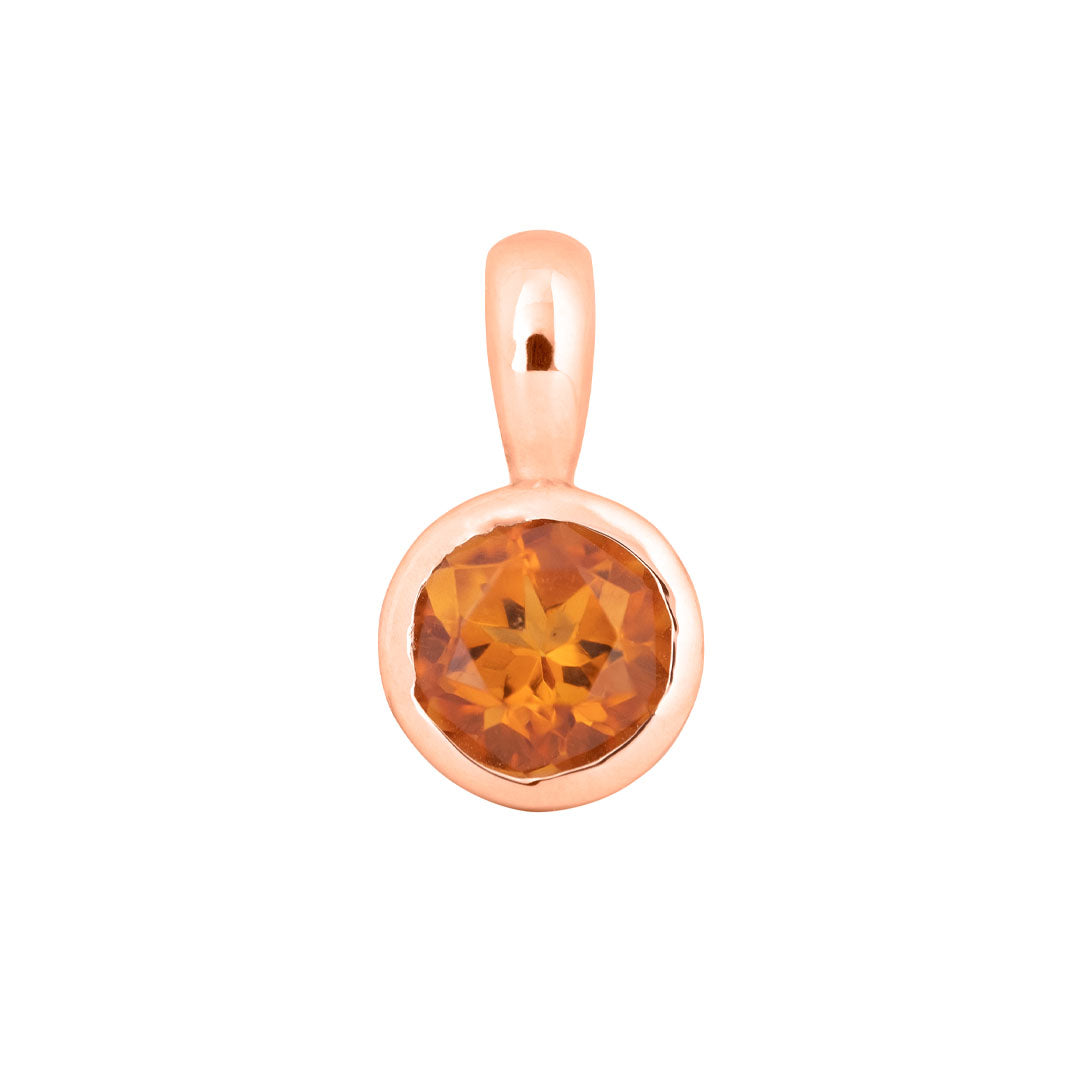 9ct Gold Birthstone - November (Yellow Topaz)