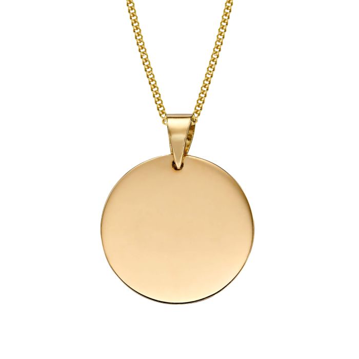 Personalised 9ct Gold Necklace