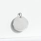 15mm Silver Disc Charm