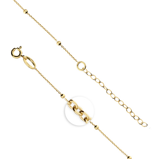 Gold Plated Satellite Bead Chain