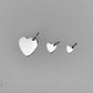 Charm coeur en argent (chaîne non incluse)
