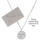 Handwriting of a Loved One on Disc Necklace