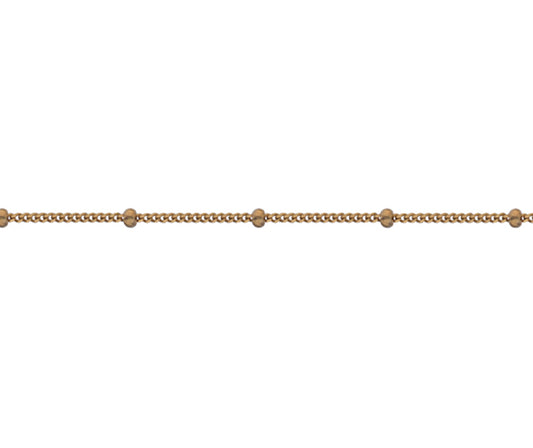 9ct Gold Satellite Bead Chain