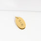 Personalised 9ct Gold Oval Pendant (Chain not Included)