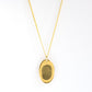 Personalised 9ct Gold Oval Pendant (Chain not Included)