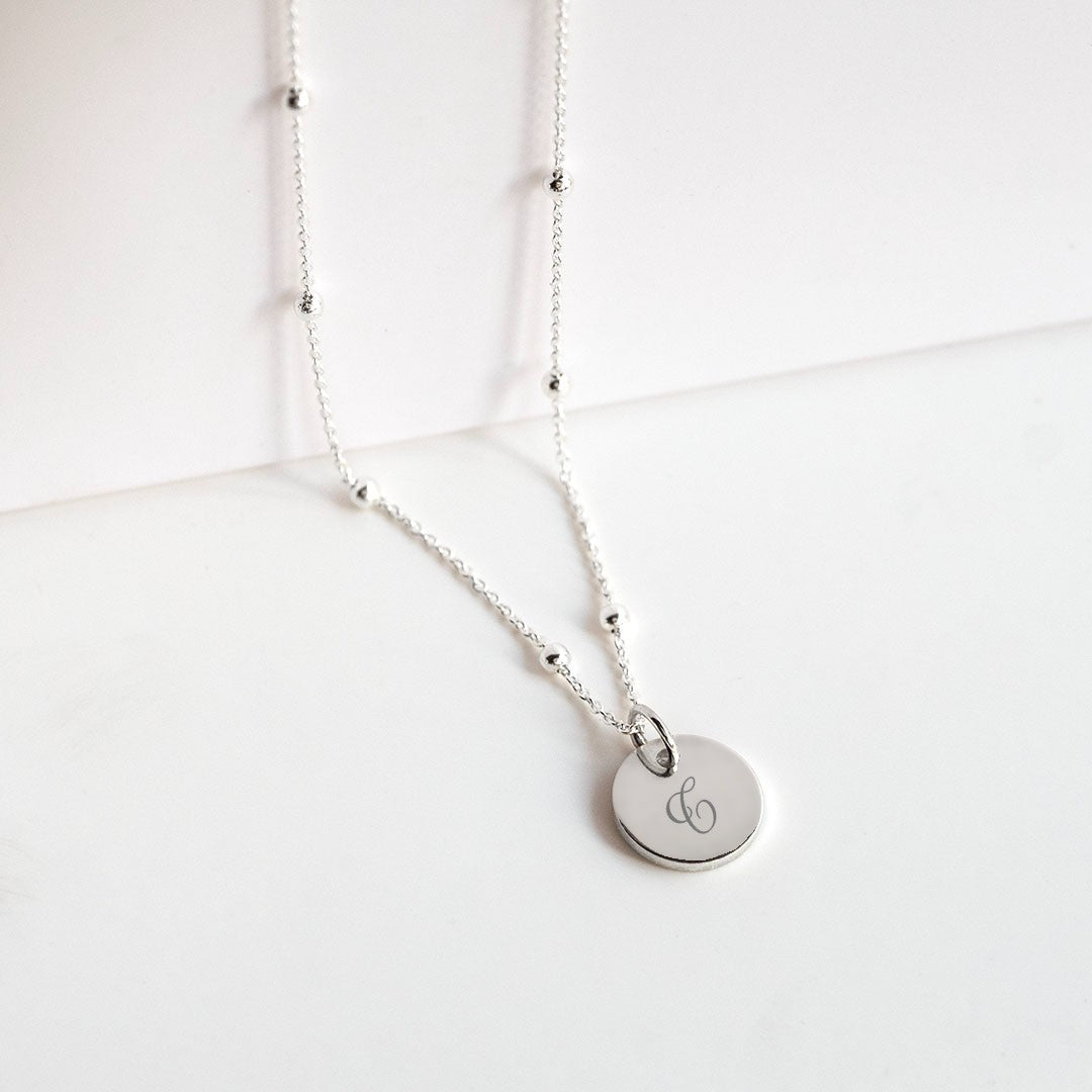 Confirmation Initial Necklace - Small