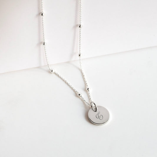 Confirmation Initial Necklace - Small