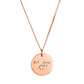 Handwriting of a Loved One on Disc Necklace