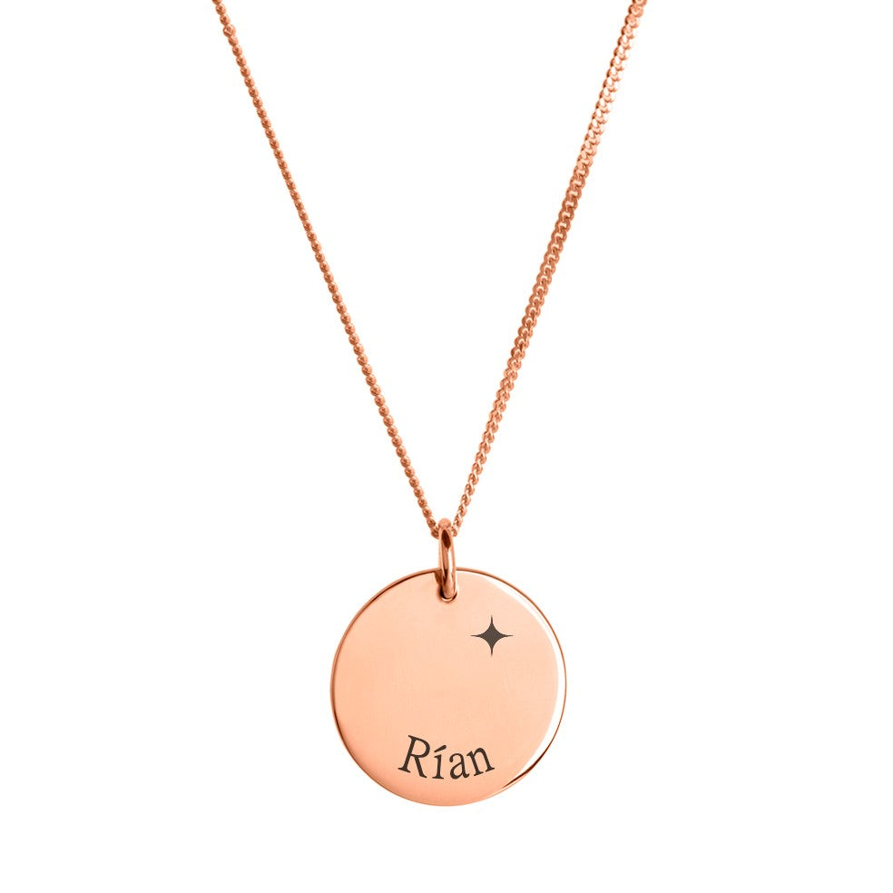 Collar Infantil con Nombre y Estrella - Un nombre