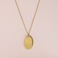9ct Gold Oval Pendant (Chain not Included)