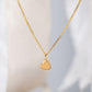 Gold Heart Charm (chain not included)