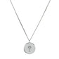 Silver Disc Pendant engraved with an image of a Chalice
