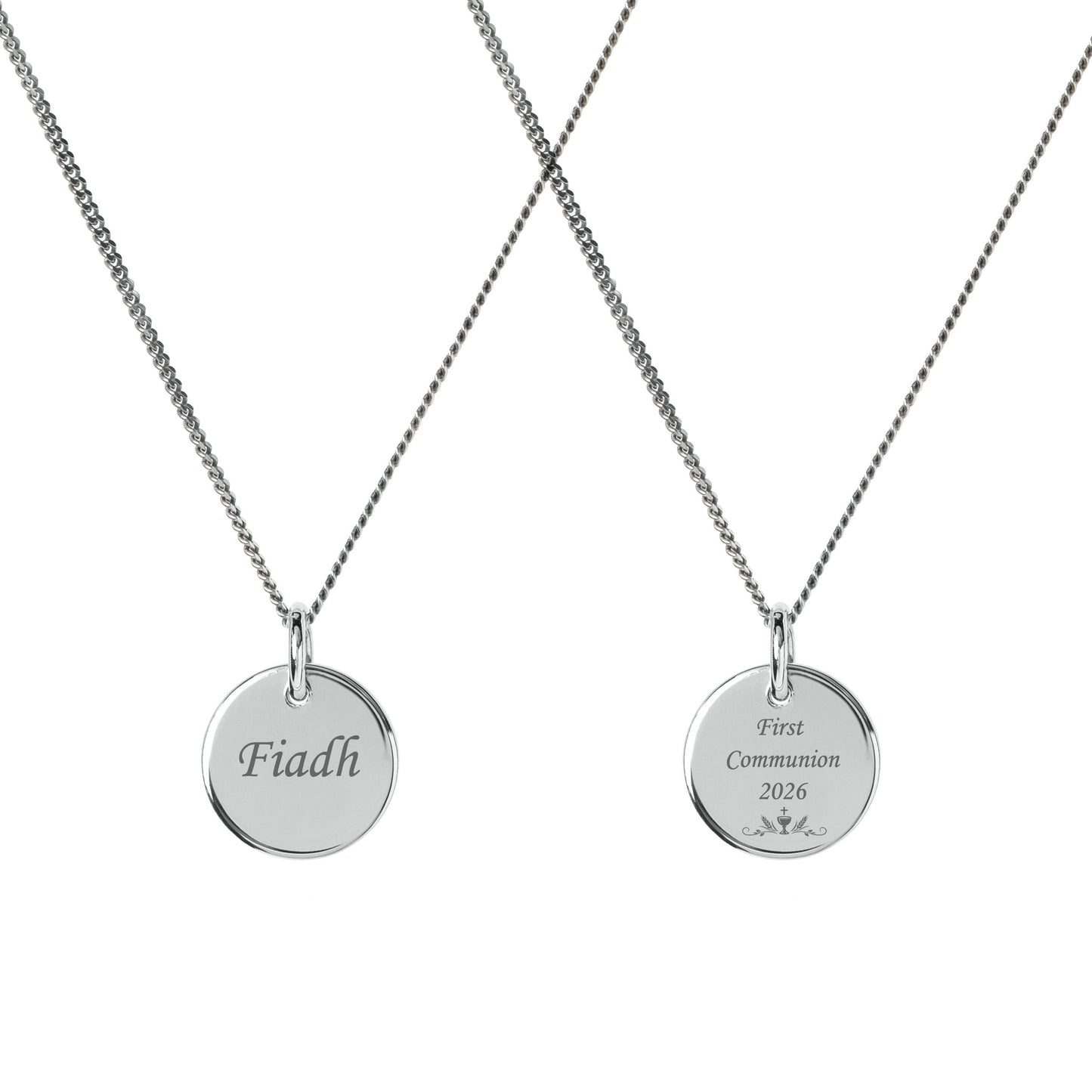 Communion Necklace - 10mm Disc