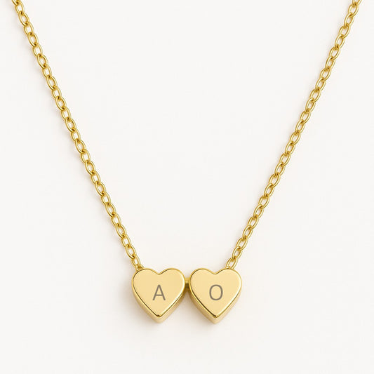 Heart Initial Necklace