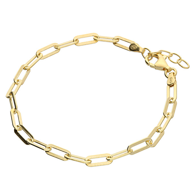 Gold Plated Paperlink Bracelet.