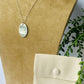 Large Oval Disc Necklace