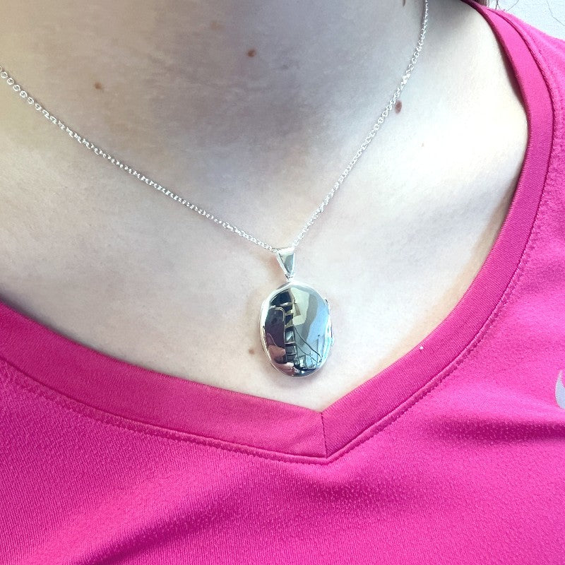 Oval Silver Locket