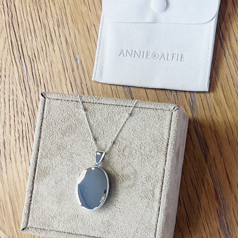 Oval Silver Locket