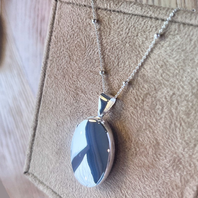 Oval Silver Locket