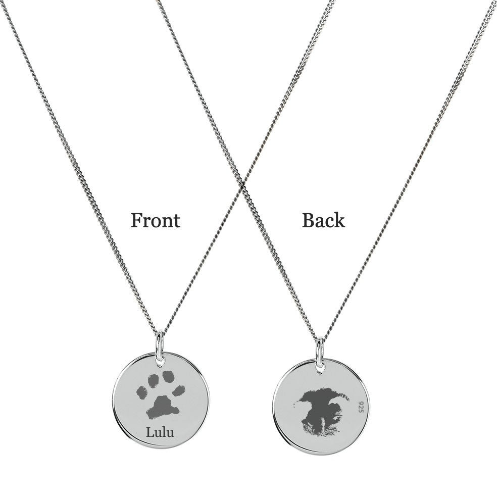 Collar con estampado de patas - 15 mm