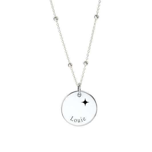 Collar Infantil con Nombre y Estrella - Un nombre