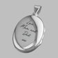Oval Silver Locket