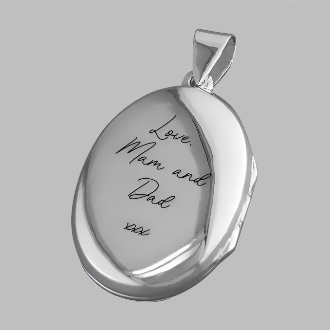 Oval Silver Locket