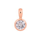 9ct Gold Birthstone - April (White Topaz)