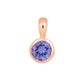 Pierre de naissance en or 9 carats – Décembre (Tanzanite)