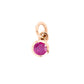 Pierre de naissance en or 9 carats – Juillet (Rubis)