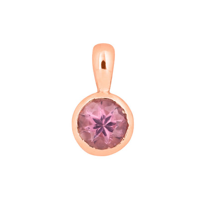 9ct Gold Birthstone - October (Pink Tourmaline)