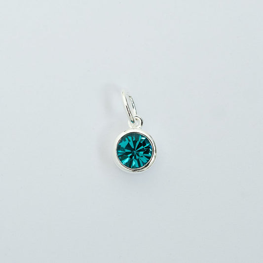 Blue Zircon charm