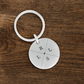 Engraved Compass Personalised Keyring