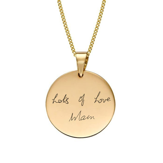Personalised 9ct Gold Necklace