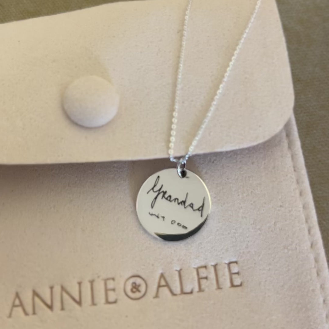 Buy Modern Handwriting Name with Name Customized Name Necklace Pendants |  yourPrint
