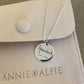 Handwriting of a Loved One on Disc Necklace