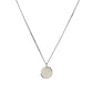 Stirling Silver 10mm disc pendant