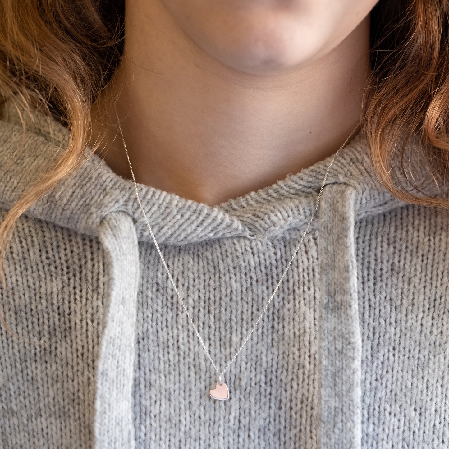 Silver Heart Charm (chain not included)