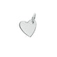 Tiny Silver Heart Charm