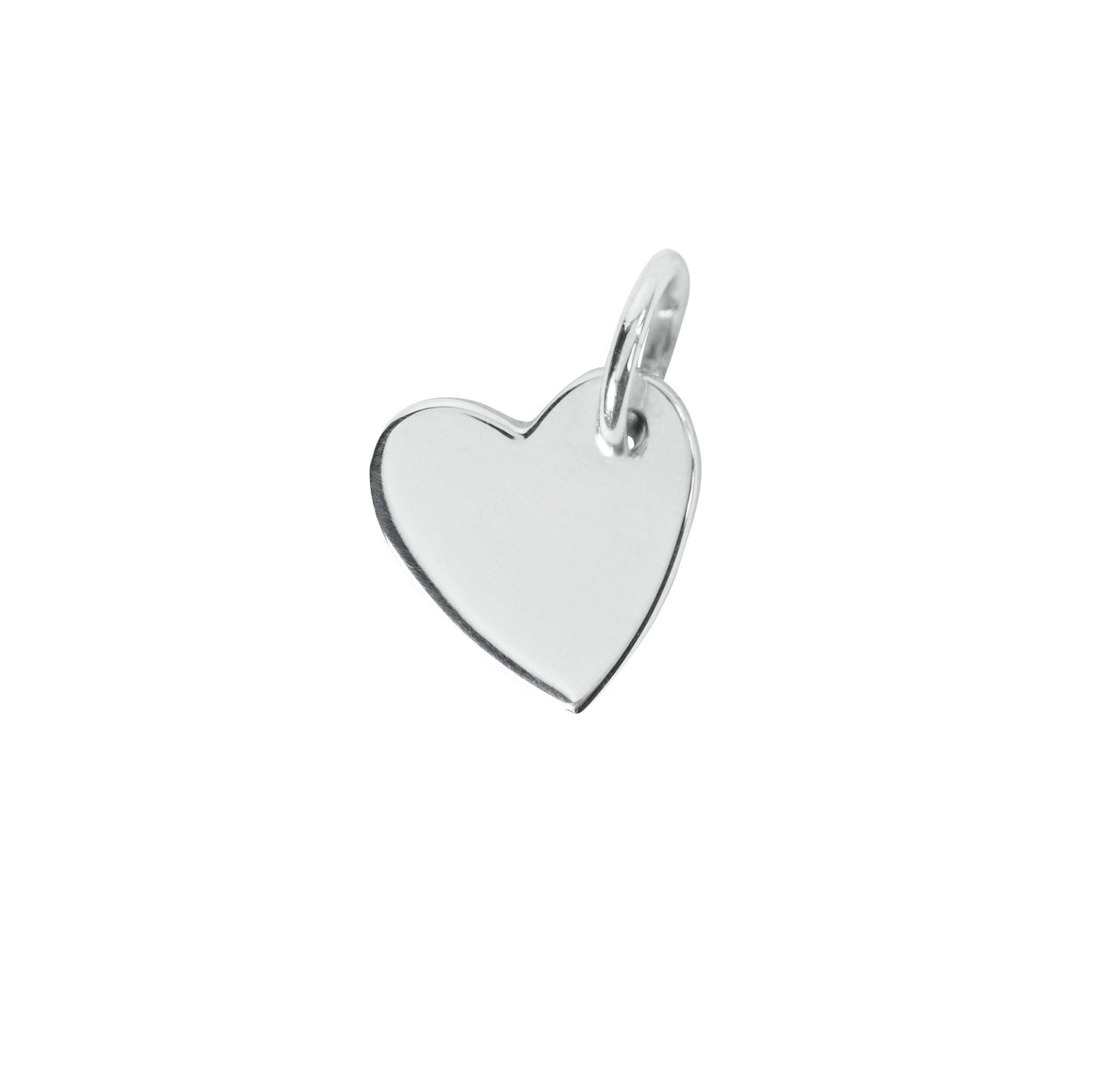 Tiny Silver Heart Charm