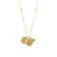 Gold Star Charm and 10mm Initial Discs engraved with A and E