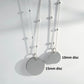 Comparison of 10mm and 15mm disc pendants