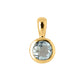 9ct gold Aquamarine Birthstone Charm